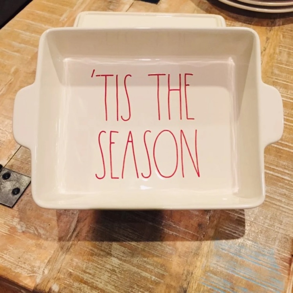 Rae Dunn TIS THR SEASON Baking Dish Christmas